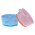 Best selling best silicone suction cup with lid to place baby feeding bowl food grade silicone tableware